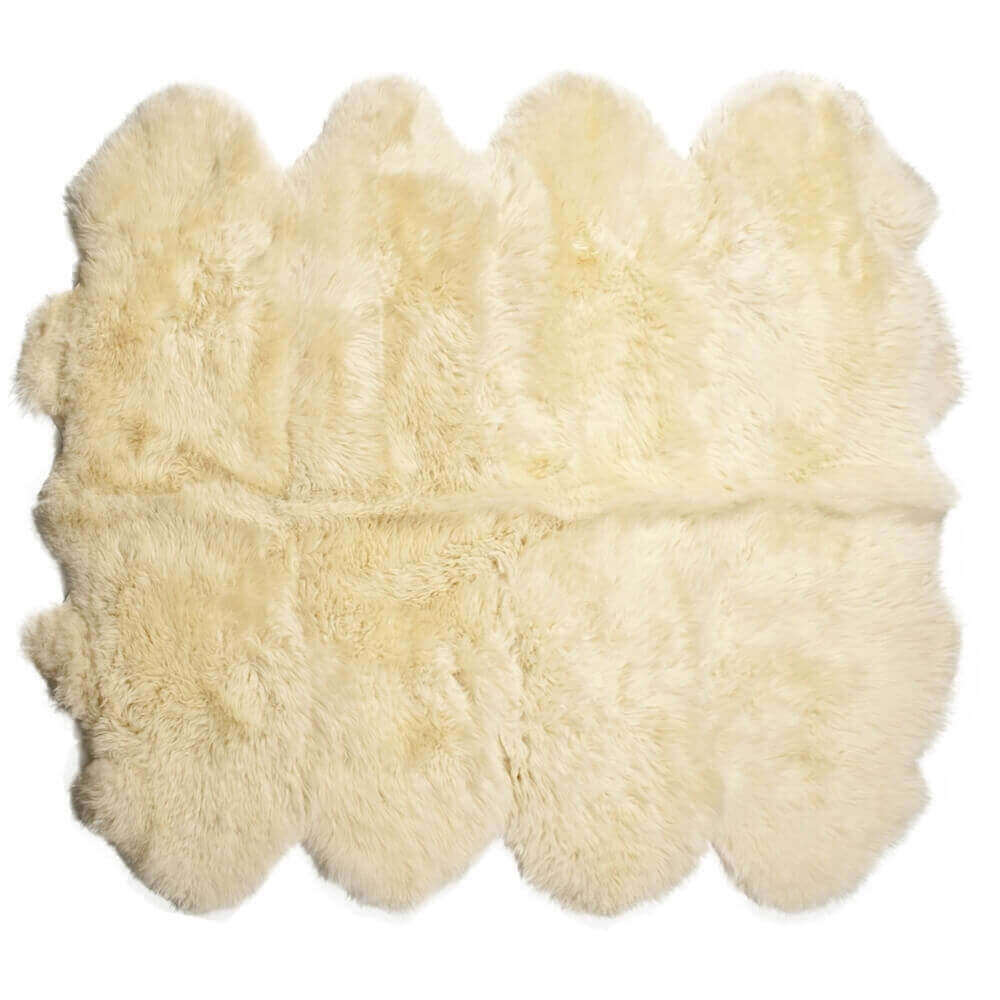 Extra Large Octo Sheepskin Rug Champagne
