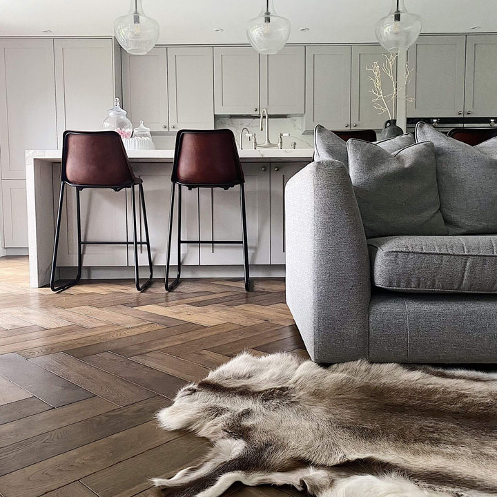 Nordic Reindeer Hide Rug