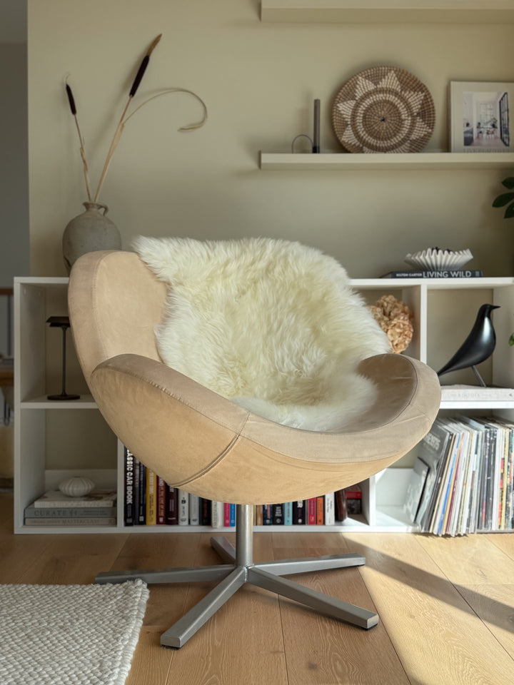 Ivory White Sheepskin Rug