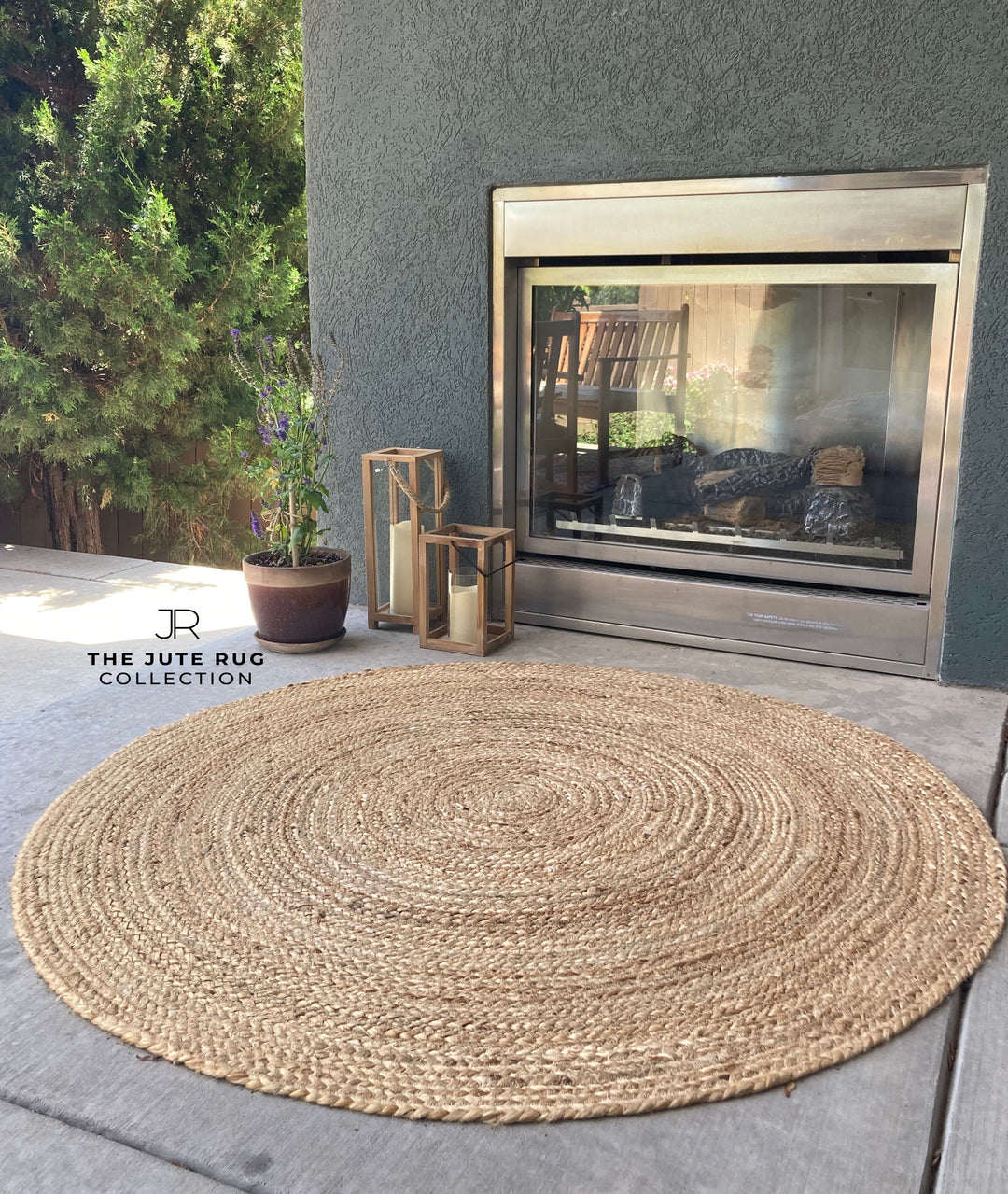 Circular Natural Jute Rug