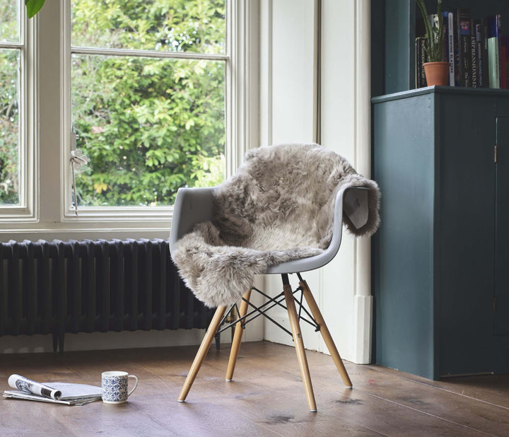 Taupe Sheepskin Rug