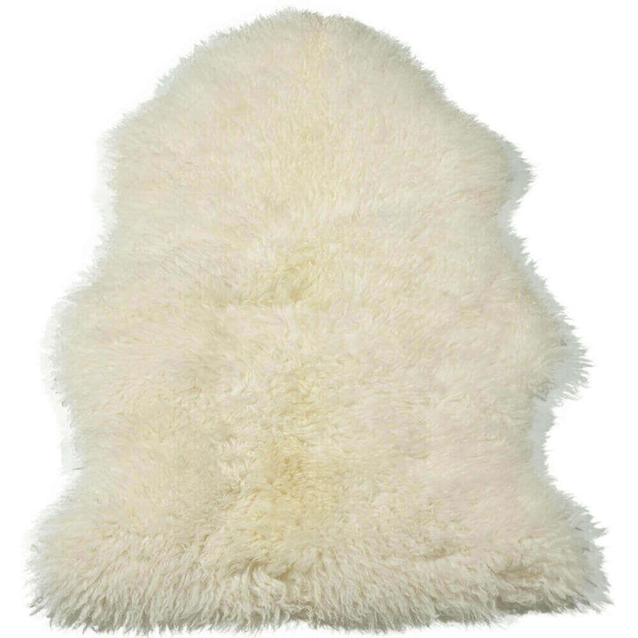 Large Double Sheepskin Rug Ivory