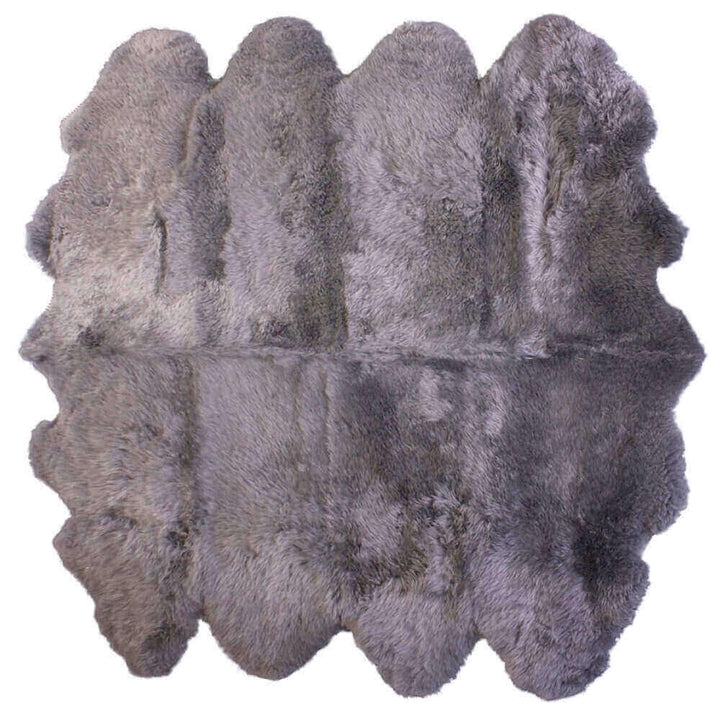 Oversize Grey Sheepskin Rugs