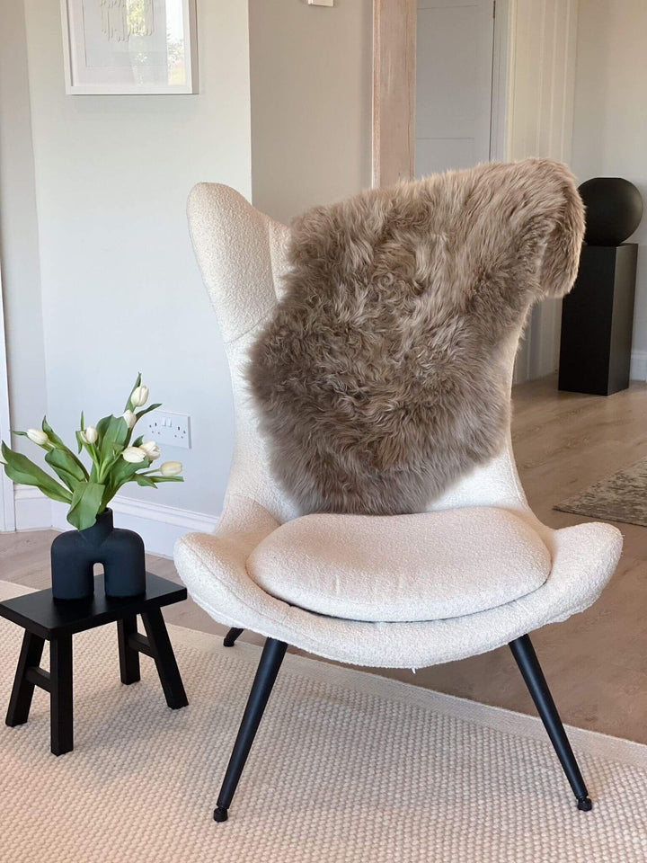 Taupe Sheepskin Rug